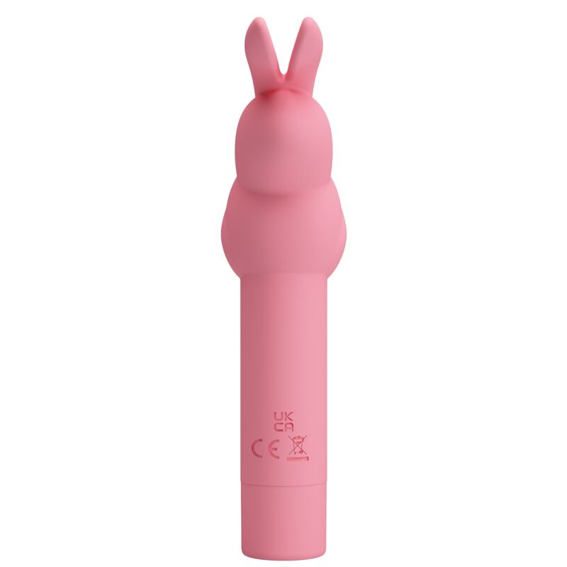 PRETTY LOVE - GERARDO VIBRATORE IN SILICONE CON RABBIT ROSA