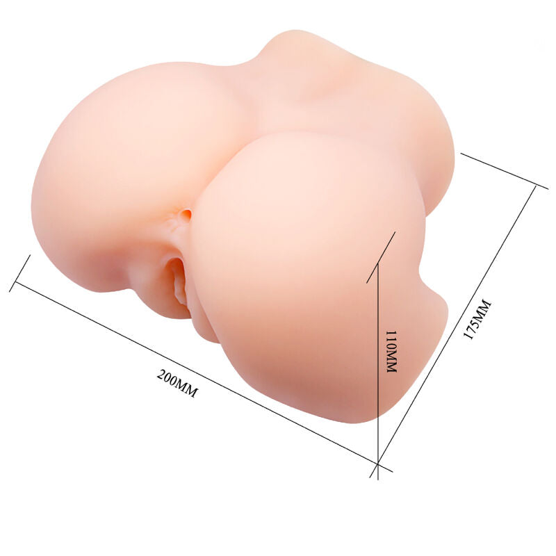 CRAZY BULL - MASTURBATORE REALISTICO DOPPIA VIBRAZIONE CON VAGINA E ANO