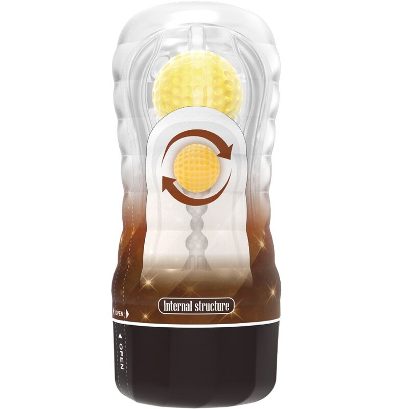 PRETTY LOVE - VACUUM CUP STELLAR TUBO MASTURBATORE A SFERA ROTANTE