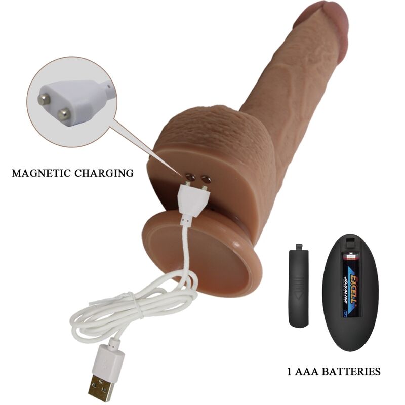 PRETTY LOVE - TOMMY DILDO VIBRATORE REALISTICO 22,5 CM