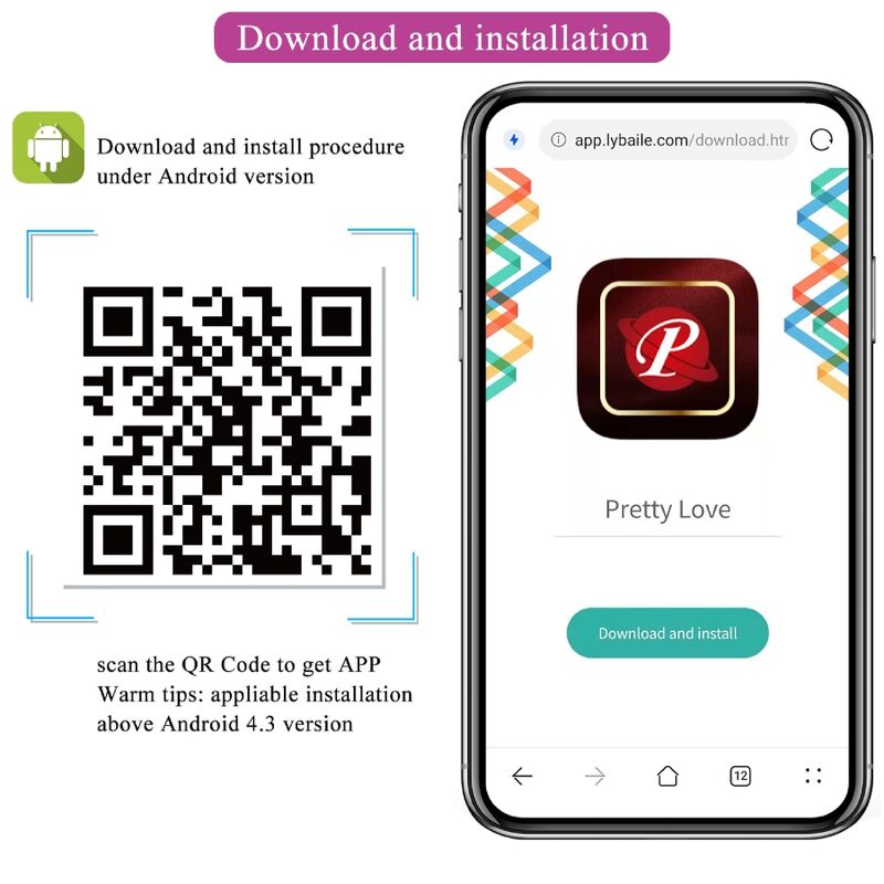 PRETTY LOVE - DOREEN OVETTO VIBRANTE RICARICABILE APP LONG DISTANCE ROSA