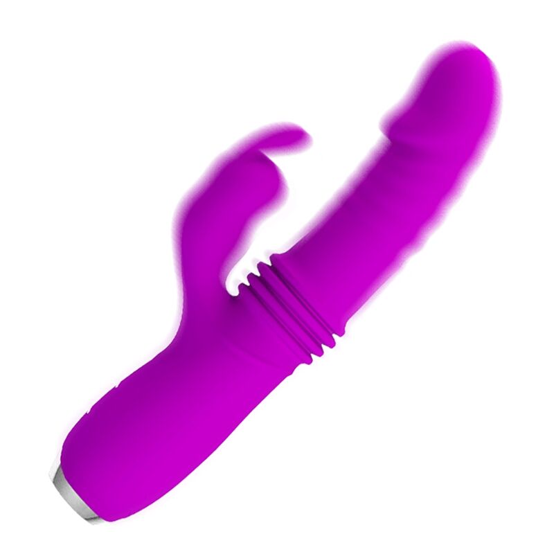 PRETTY LOVE - DOROTHY VIBRATORE CON FUNZIONE DI SPINTA UP AND DOWN E RABBIT VIOLA