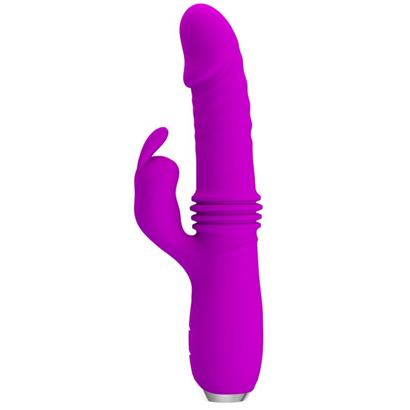 PRETTY LOVE - DOROTHY VIBRATORE CON FUNZIONE DI SPINTA UP AND DOWN E RABBIT VIOLA