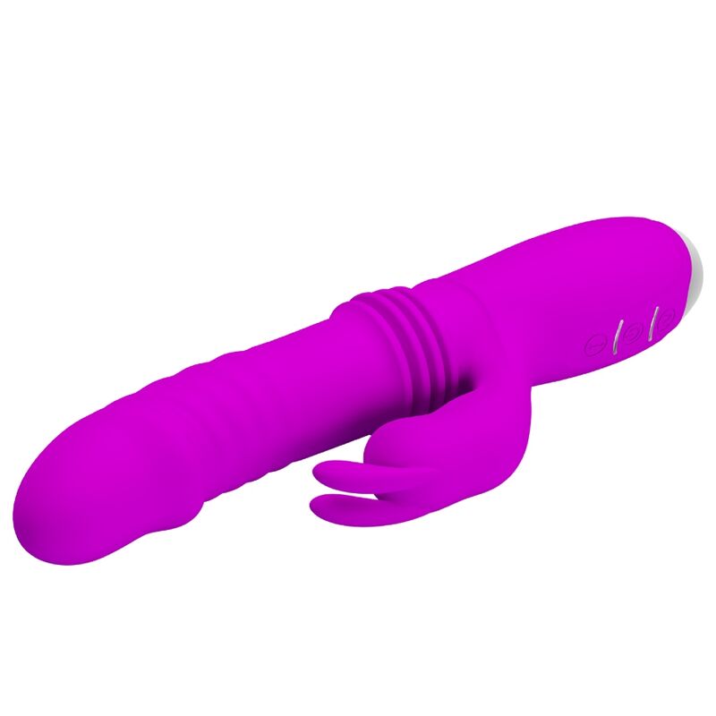 PRETTY LOVE - DOROTHY VIBRATORE CON FUNZIONE DI SPINTA UP AND DOWN E RABBIT VIOLA