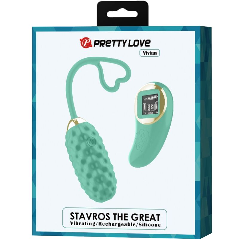 PRETTY LOVE - OVETTO VIVIAN VIBRANTE CON TELECOMANDO VERDE