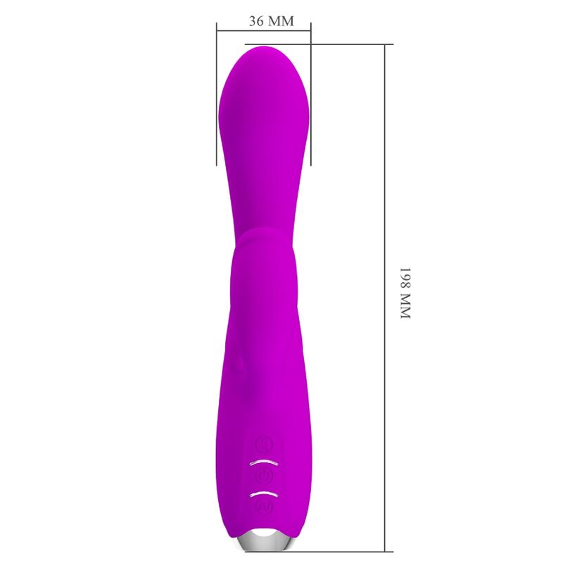 PRETTY LOVE - VIBRATORE RABBIT RICARICABILE GLORIA - VIOLA IMPERMEABILE