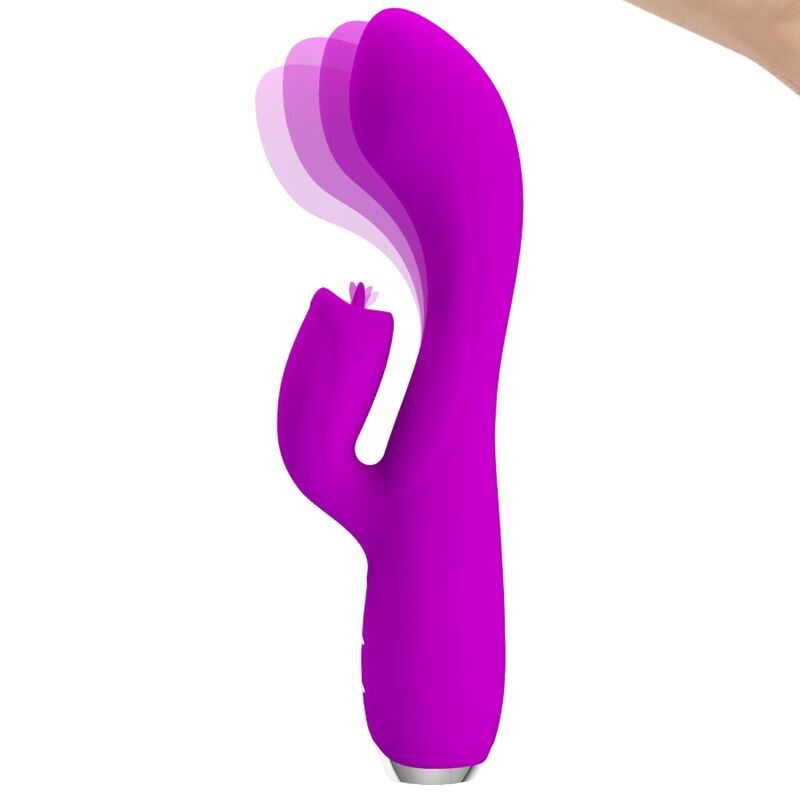 PRETTY LOVE - VIBRATORE RABBIT RICARICABILE GLORIA - VIOLA IMPERMEABILE