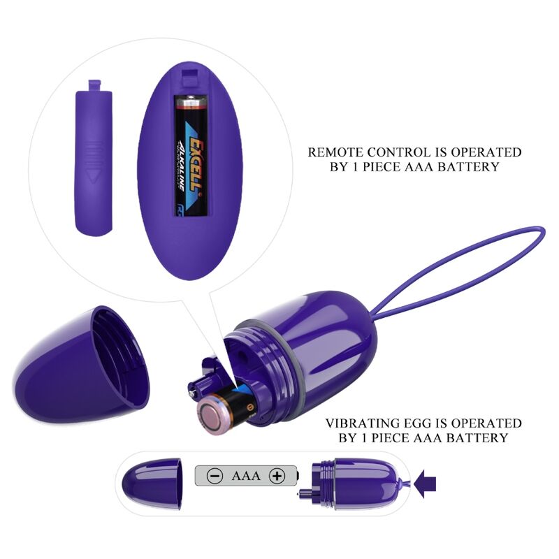 PRETTY LOVE - SELKIE YOUTH MINI OVETTO VIBRANTE TELECOMANDO VIOLA