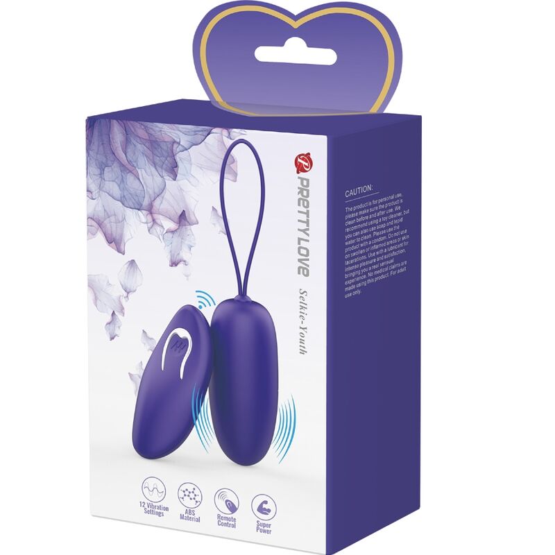 PRETTY LOVE - SELKIE YOUTH MINI OVETTO VIBRANTE TELECOMANDO VIOLA