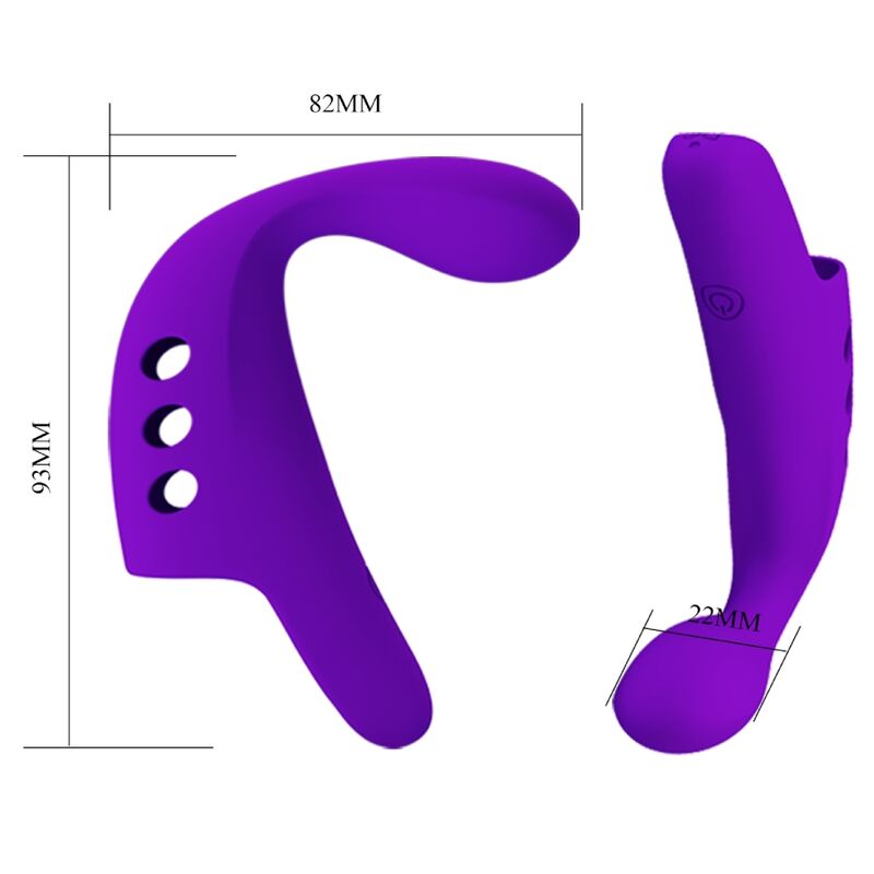 PRETTY LOVE - GORGON VIBRATORE DA DITO VIOLA