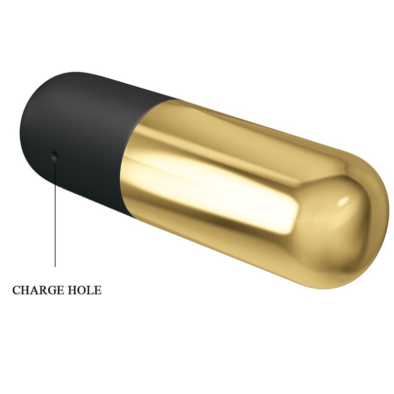 PRETTY LOVE - MINI MASSAGER BULLET RICARICABILE DORATO