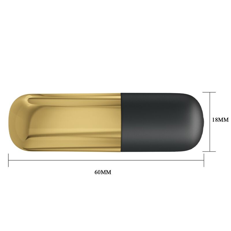 PRETTY LOVE - MINI MASSAGER BULLET RICARICABILE DORATO