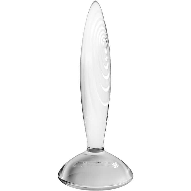 SATISFYER - SPARKLING CRYSTAL PLUG ANALE IN VETRO TRASPARENTE