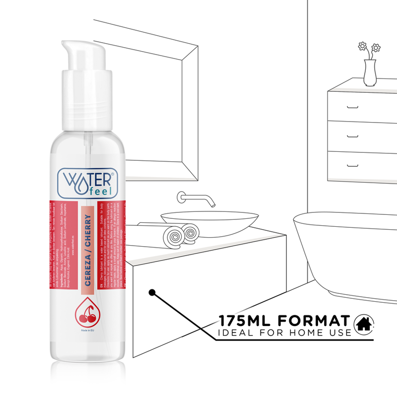 WATERFEEL - LUBRIFICANTE BASE ACQUA ALLA CILIEGIA 175 ML