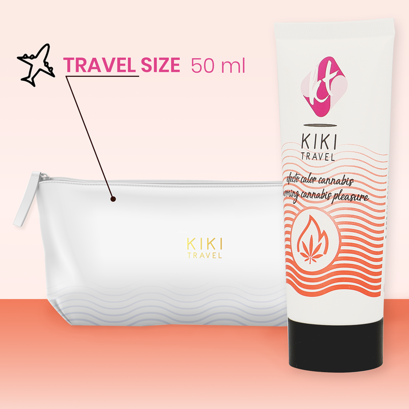 KIKÍ TRAVEL - LUBRIFICANTE EFFETTO CALDO CANNABIS 50 ML