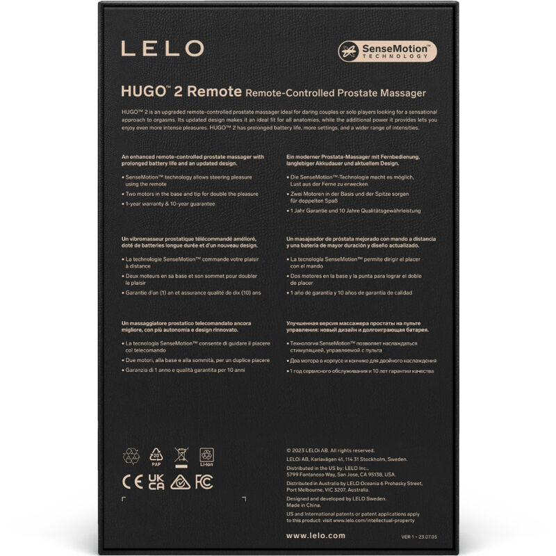 LELO - HUGO 2 MASSAGGIATORE PROSTATA VERDE