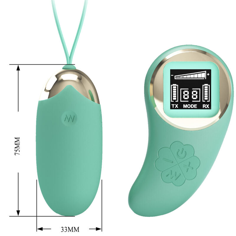 PRETTY LOVE - MINA OVETTO VIBRANTE CON TELECOMANDO VERDE