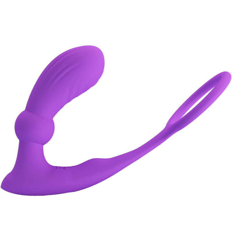 PRETTY LOVE - WARREN ANELLO PENE VIBRANTE E DILDO VIOLA