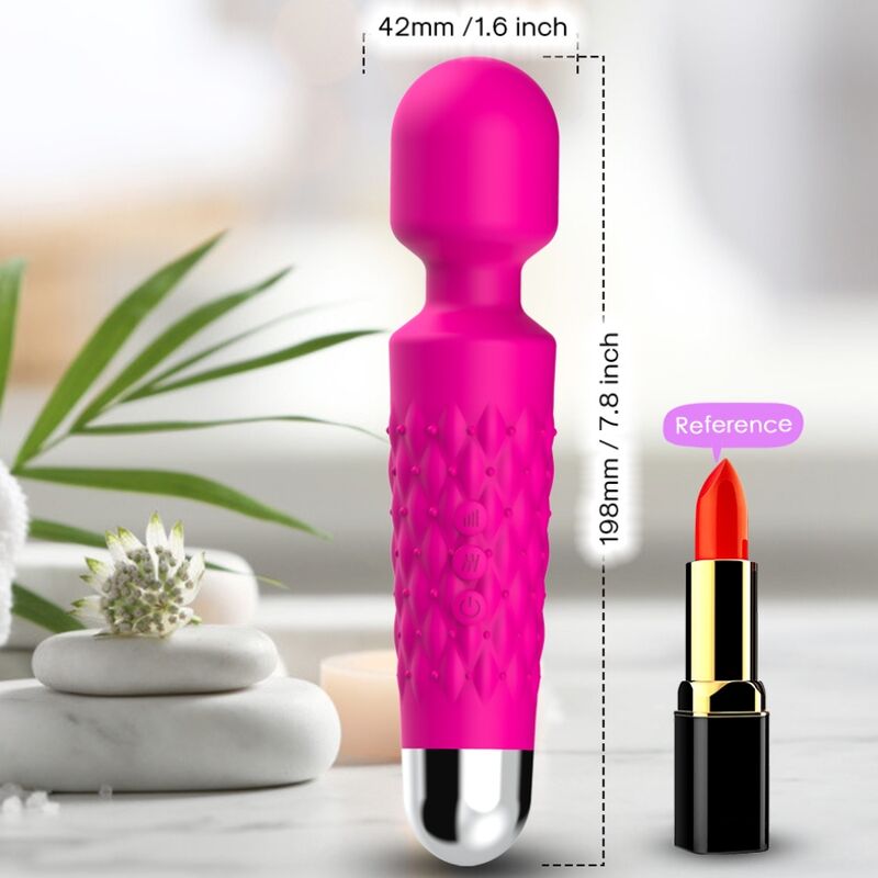 ARMONY - POSTMAN MASSAGGIATORE E VIBRATORE TESTA SUPER FLESSIBILE FUCSIA