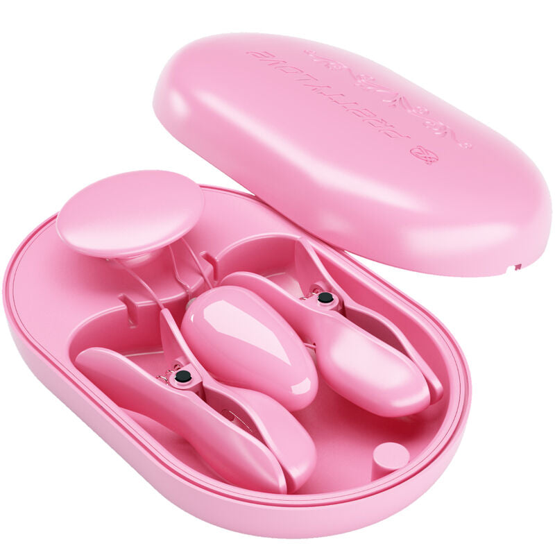 PRETTY LOVE - SURPRISE BOX MORSETTI PER
ELETTROSTIMOLAZIONE ROSA