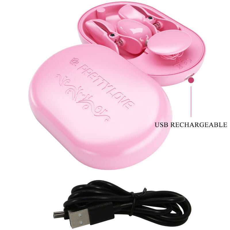 PRETTY LOVE - SURPRISE BOX MORSETTI PER
ELETTROSTIMOLAZIONE ROSA