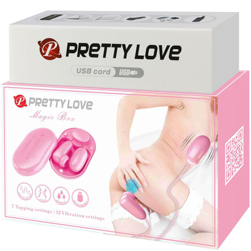 PRETTY LOVE - MAGIC BOX BULLET VIBRANTE E STIMOLATORE ROSA
