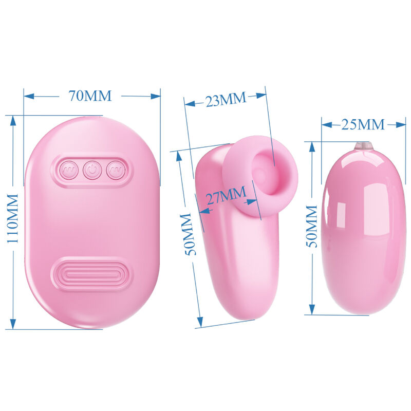 PRETTY LOVE - MAGIC BOX BULLET VIBRANTE E STIMOLATORE ROSA