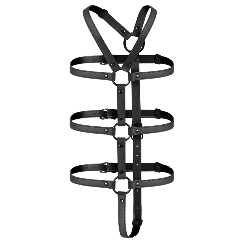 FETISH SUBMISSIVE BONDAGE - IMBRACATURA REGOLABILE PER TORACE E BRACCIA