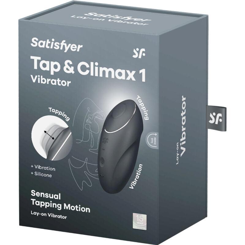 SATISFYER - TAP E CLIMAX 1 VIBRATORE LAY-ON ROSSO