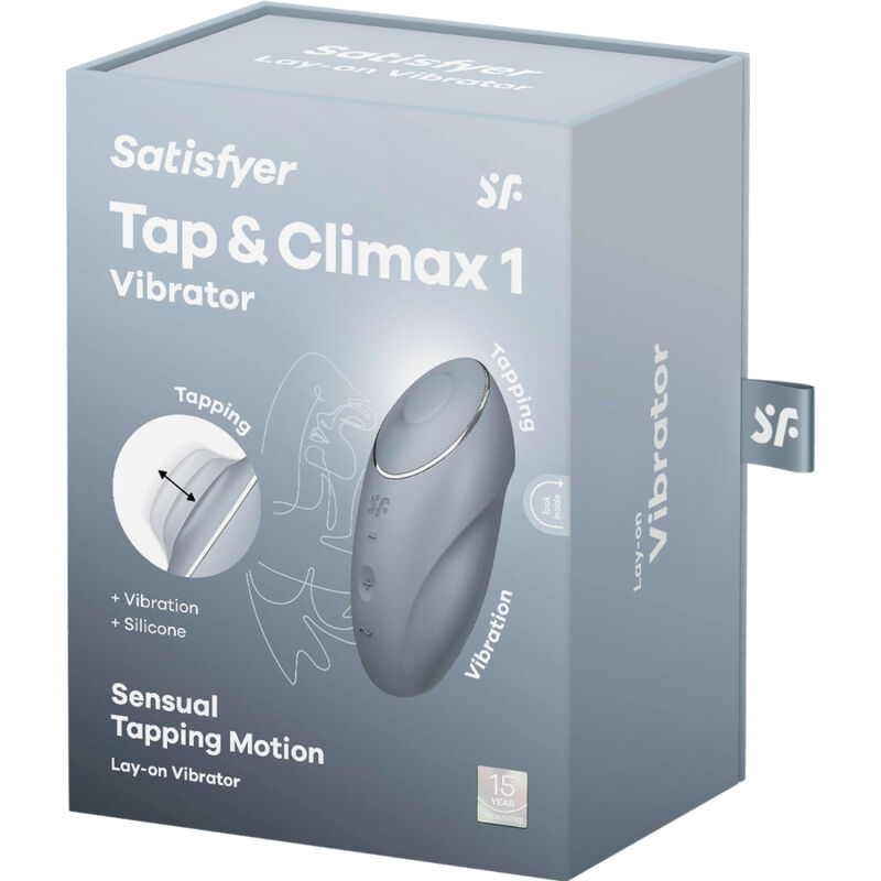 SATISFYER - TAP E CLIMAX 1 VIBRATORE LAY-ON ROSSO