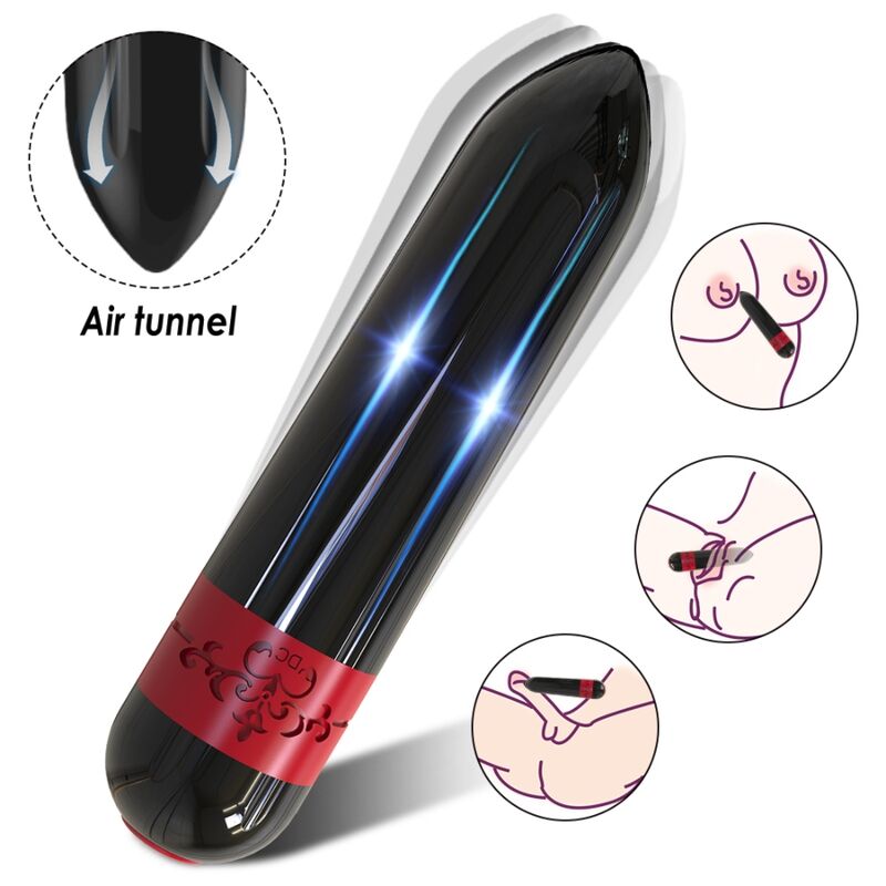 ARMONY - ROCKET VIBRATORE BULLET CON TELECOMANDO NERO