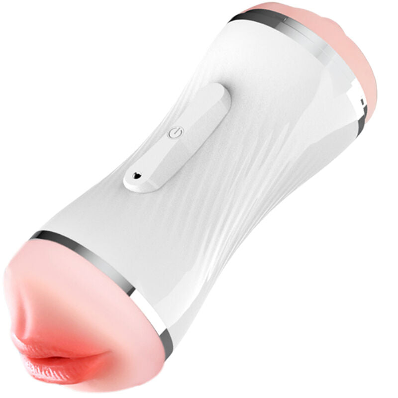 ARMONY - MASTURBATORE DOPPIO VIBRANTE CON VAGINA E BOCCA BIANCO