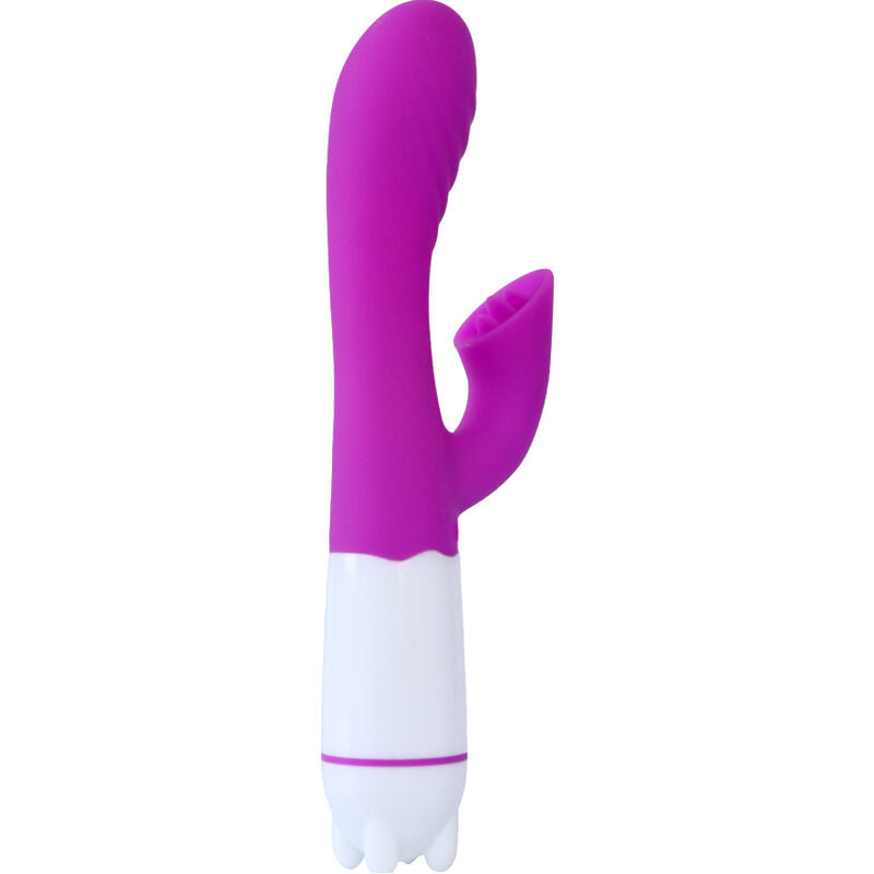 ARMONY - HAPPY VIBRATORE STIMOLATORE CON LINGUA RICARICABILE VIOLA