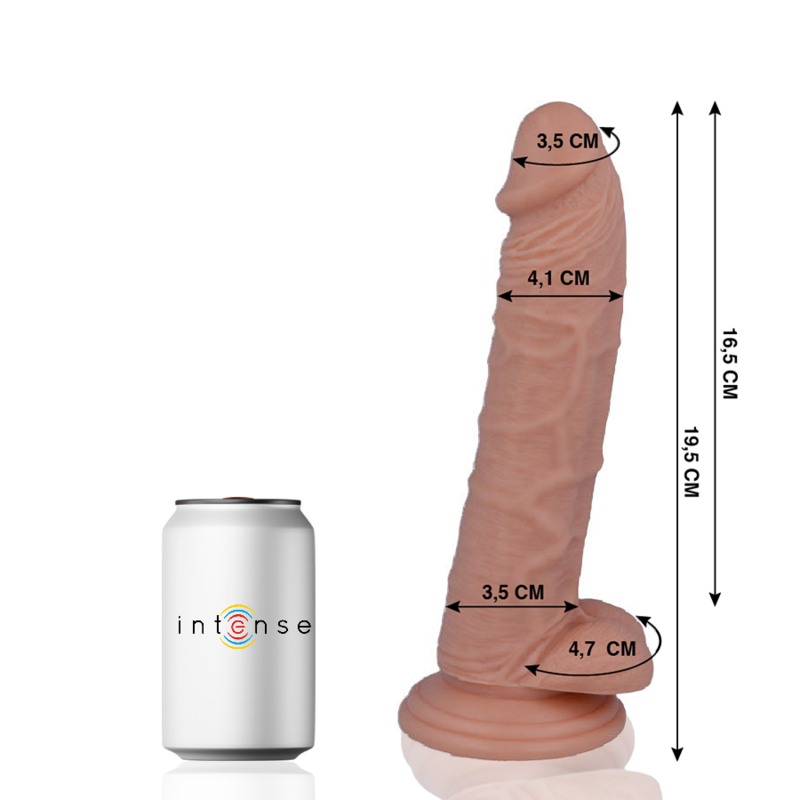 MR INTENSE - 15 DILDO REALISTICO 19,5 CM -O- 4,1 CM