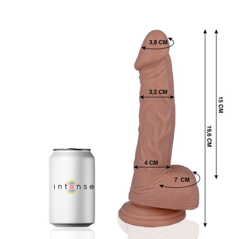 MR INTENSE - 16 DILDO REALISTICO 19,6 CM -O- 3,2 CM