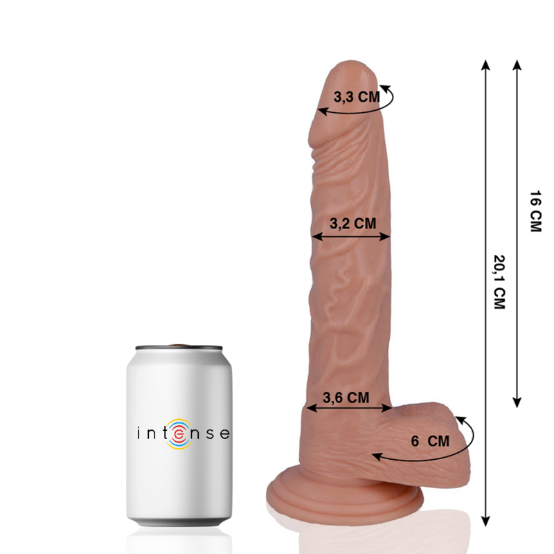 MR INTENSE - 21 DILDO REALISTICO 20,1 CM -O- 3,2 CM