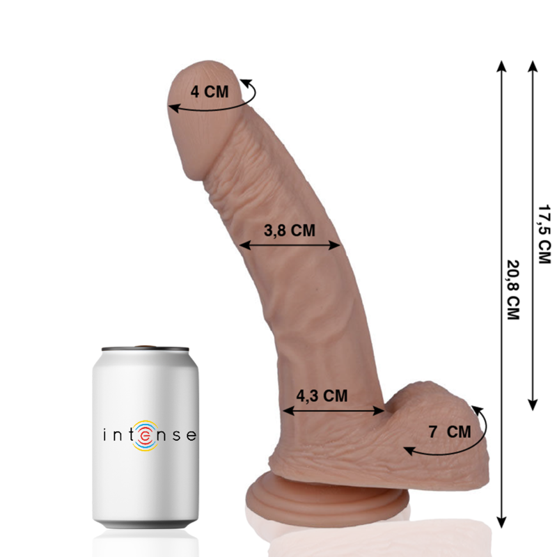 MR INTENSE - 23 DILDO REALISTICO 20,8 CM -O- 3,8 CM