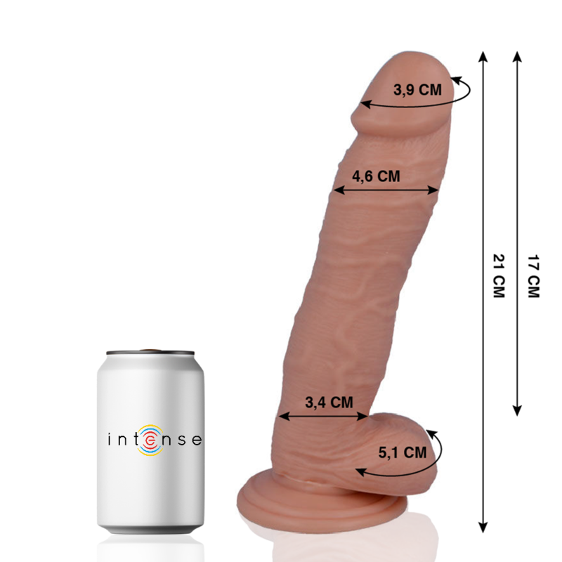 MR INTENSE - 24 DILDO REALISTICO 21 CM -O- 4,6 CM