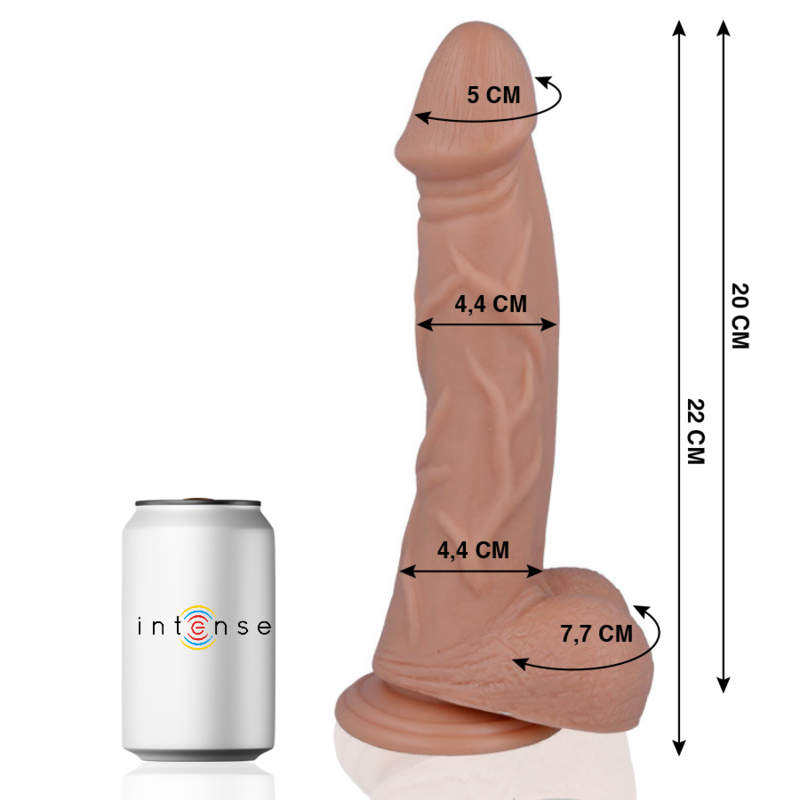 MR INTENSE - 26 DILDO REALISTICO 22 CM -O- 4,4 CM