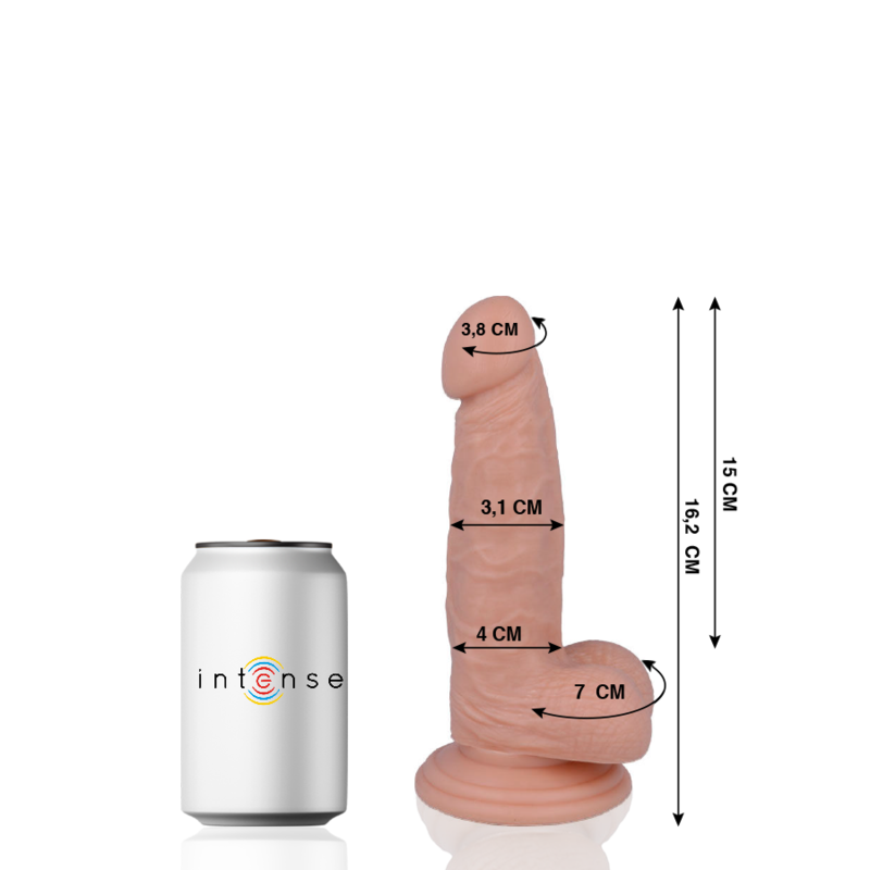 MR INTENSE - 4 DILDO REALISTICO 16,2 CM -O- 3,1 CM