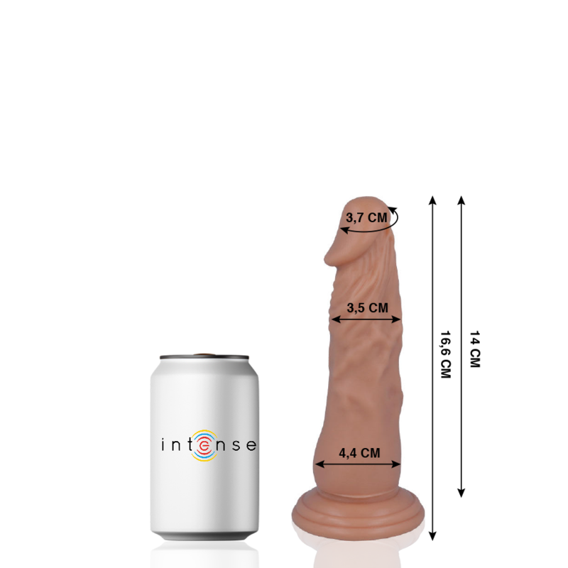 MR INTENSE - 6 DILDO REALISTICO 16,6 CM -O- 4,4 CM