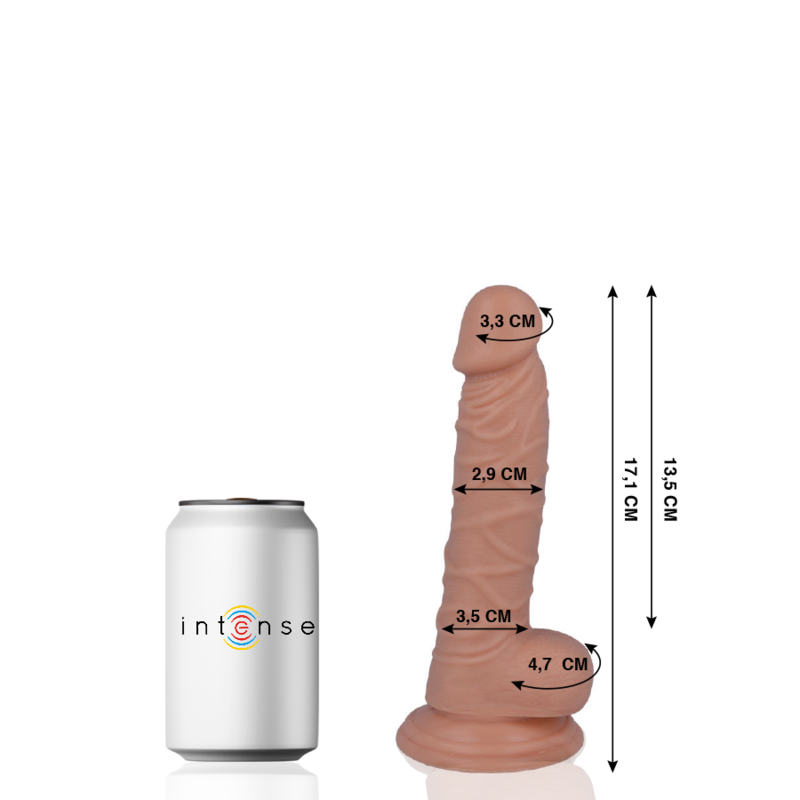 MR INTENSE - 7 DILDO REALISTICO 17,1 CM -O- 2,9 CM