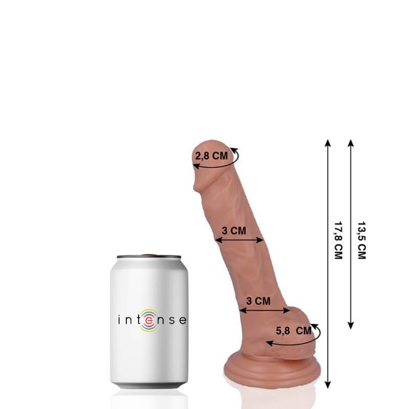 MR INTENSE - 9 DILDO REALISTICO 17,8 CM -O- 3 CM