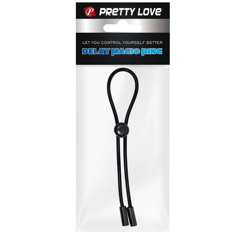 PRETTY LOVE - ANELLO CON CORDINO PER PENE E TESTICOLI
