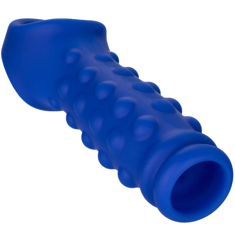 CALEXOTICS - ADMIRAL GUAINA PENE CON PALLINE IN SILICONE BLU