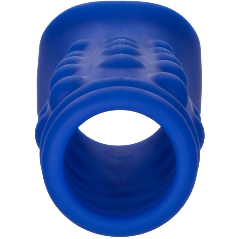 CALEXOTICS - ADMIRAL GUAINA PENE CON PALLINE IN SILICONE BLU