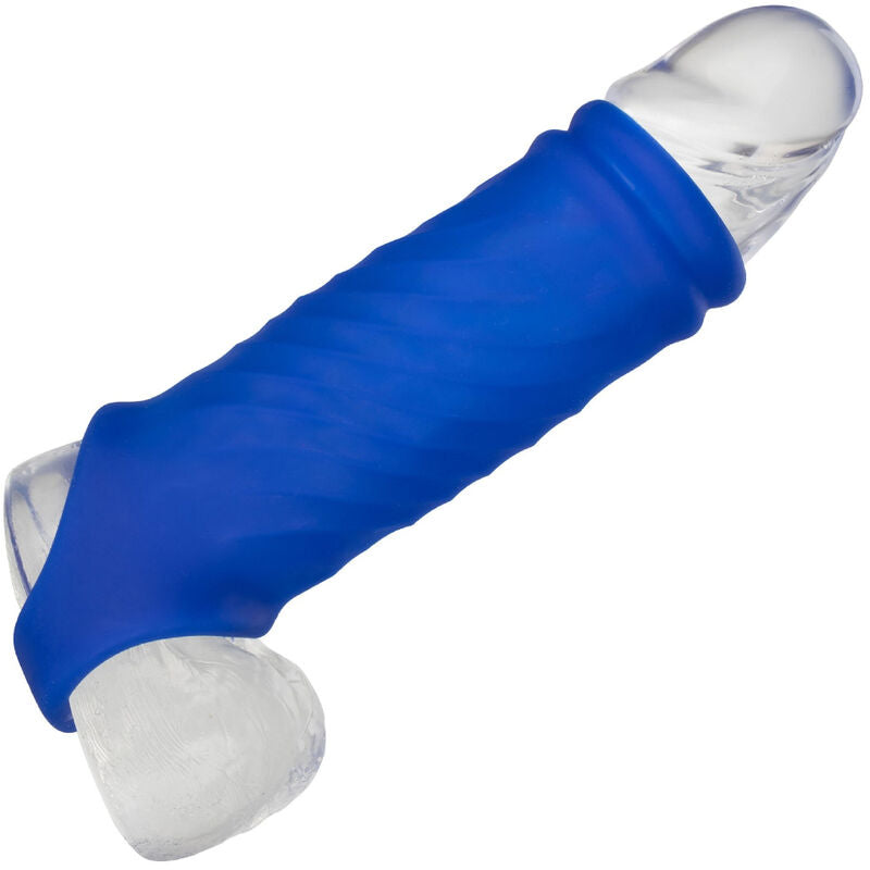 CALEXOTICS - ADMIRAL WAVE GUAINA PENE IN SILICONE LIQUIDO BLU