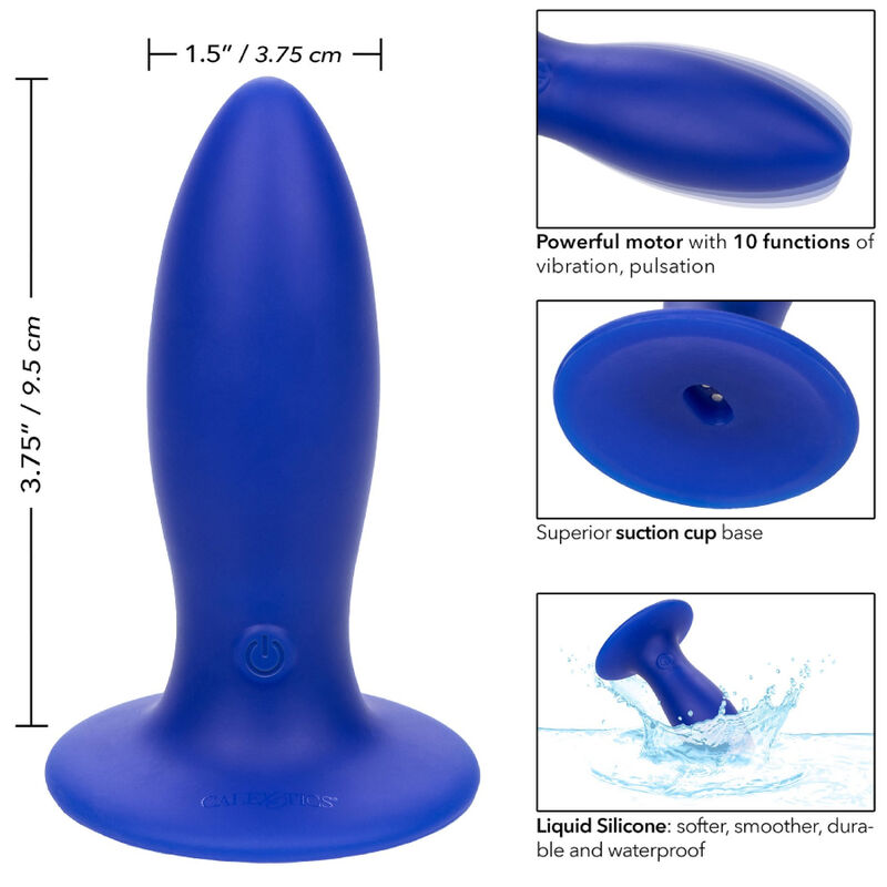 CALEXOTICS - ADMIRAL TORPEDO VIBRATORE ANALE BLU