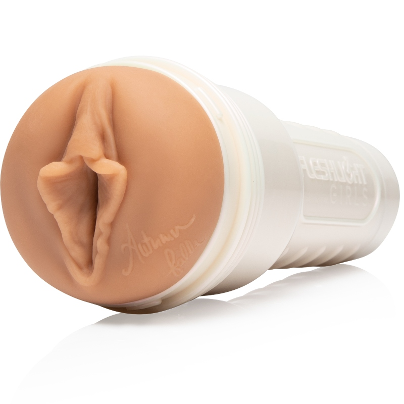 FLESHLIGHT - MASTURBATORE CON VAGINA DI AUTUMN FALLS + UNIVERSAL LAUNCH + LUBRIFICANTE DI AQUA QUALITY 50 ML