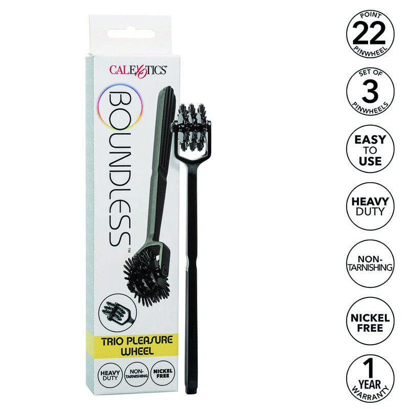 CALEXOTICS - BOUNDLESS TRIO ROTELLA DENTATA CON PUNTE